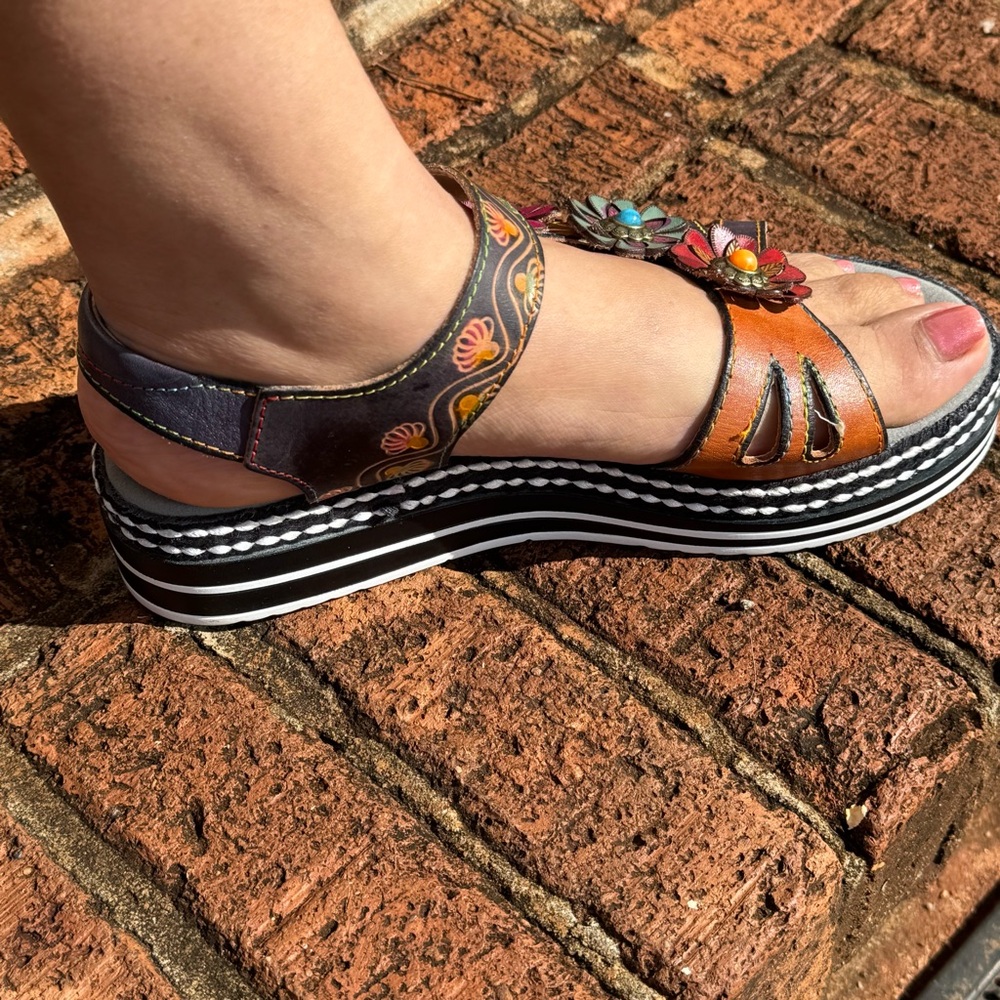 Spring Step L'Artiste Women's Laga Slide Sandal Size 39 (8) - Picture 3 of 10